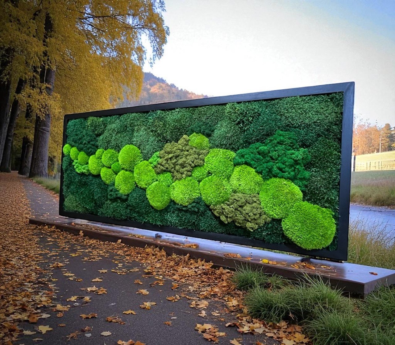 CUADROS DE MUSGO DE LUJO, CUADRO REALIZADOS CON MUSGO BOLA Y MUSGO DEL BOSQUE